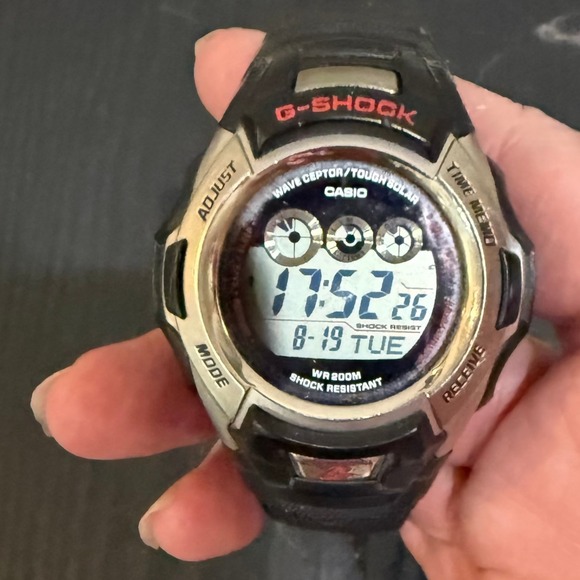 Casio G-Shock Tough Solar Atomic GW-500A Digital Sport Watch Mens - Picture 1 of 6